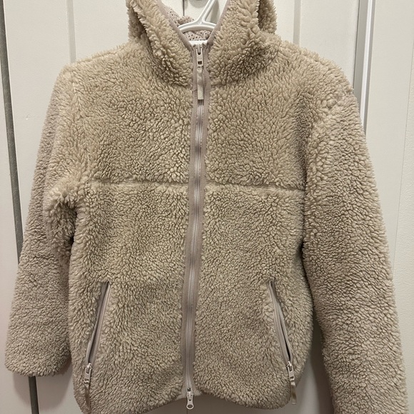 TNA Swann Oversized Tan Sherpa Zipup XXS - Picture 3 of 7